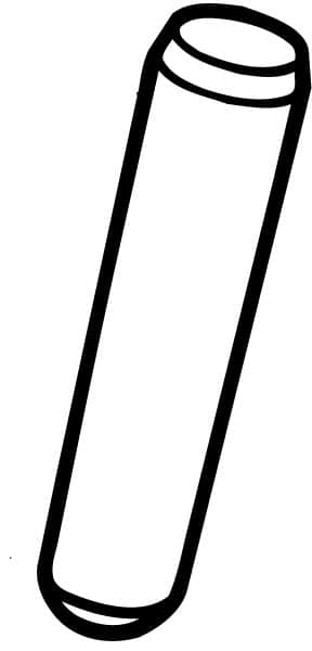 Sandvik Coromant - 3111 020-664, Parallel Pin for Indexable Turning Tools - Exact Tooling