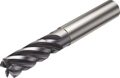 Sandvik Coromant - 5/16", 5 Flute, Single End, Solid Carbide, Corner Chamfer End Mill - 2-1/2" OAL, Right Hand Flute, 3/4" LOC, Right Hand Cut - Exact Tooling