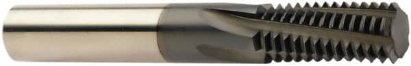 Sandvik Coromant - M6x1.0 Metric, 0.1772" Cutting Diam, 4 Flute, Solid Carbide Helical Flute Thread Mill - Internal Thread, 10mm LOC, 57mm OAL, 6mm Shank Diam - Exact Tooling