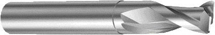 Sandvik Coromant - 8mm, 2 Flute, Solid Carbide, 1mm Corner Chamfer End Mill - 63mm OAL, 30° Helix, Right Hand Flute, 12mm LOC, Right Hand Cut - Exact Tooling