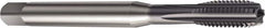 Sandvik Coromant - M10x1.50 Metric 6HX 5 Flute TiAlN Finish High Speed Steel Straight Flute Machine Tap - Right Hand Thread, 100mm OAL, 20.6mm Thread Length - Exact Tooling