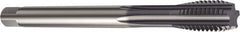 Sandvik Coromant - 1/2-13 UNC 2BX 5 Flute TiAlN Finish High Speed Steel Straight Flute Machine Tap - Right Hand Thread, 110mm OAL, 23mm Thread Length - Exact Tooling
