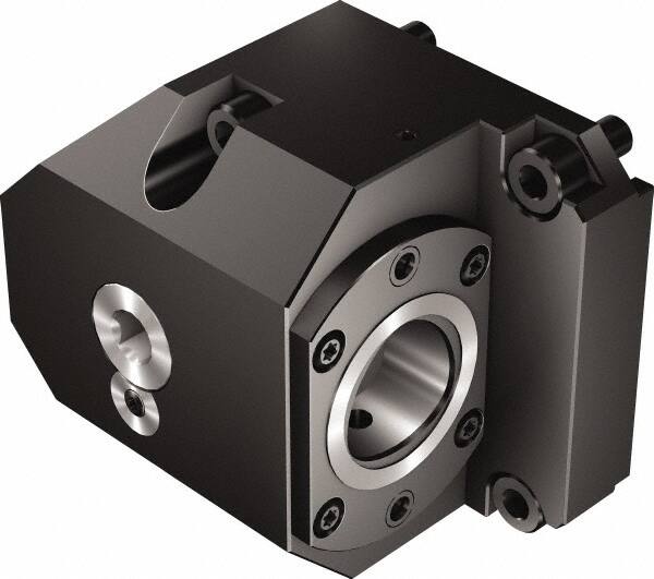 Sandvik Coromant - Left Hand Cut, C4 Modular Connection, Adapter/Mount Lathe Modular Clamping Unit - 40mm Square Shank Diam, 2.717" OAL, Through Coolant - Exact Tooling