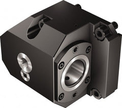 Sandvik Coromant - Right Hand Cut, C4 Modular Connection, Adapter/Mount Lathe Modular Clamping Unit - 40mm Square Shank Diam, 2.717" OAL, Through Coolant - Exact Tooling