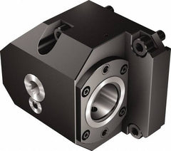 Sandvik Coromant - Left Hand Cut, C4 Modular Connection, Adapter/Mount Lathe Modular Clamping Unit - 40mm Square Shank Diam, 2.717" OAL, Through Coolant - Exact Tooling