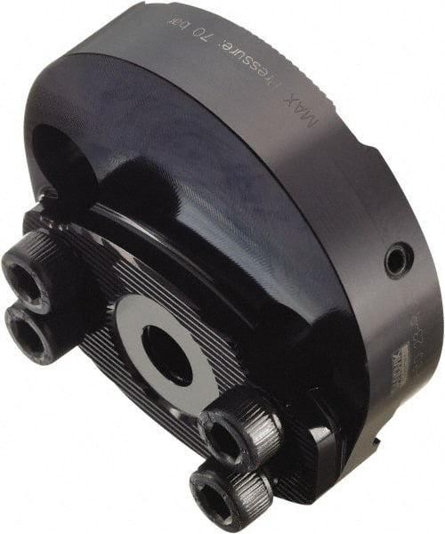 Sandvik Coromant - 80;70 System Size, Modular Tool Holding System Adapter - 23mm Projection, 80mm Body Diam, 80mm OAL, Through Coolant - Exact Tooling