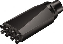 Sandvik Coromant - 2.4803" Max Cut, 2.4803" Shank Diam, CoroTurn SL Mini Turret - 150mm Projection, 2.5591" Head Width, 1.2598" Nose Diam, C6 Series, Through Coolant - Exact Tooling