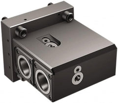 Sandvik Coromant - Right Hand Cut, C4 Modular Connection, Adapter/Mount Lathe Modular Clamping Unit - 40mm Square Shank Diam, 5-3/4" OAL, Through Coolant - Exact Tooling