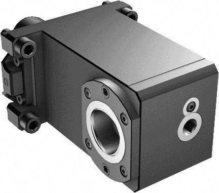 Sandvik Coromant - Left Hand Cut, C5 Modular Connection, Adapter/Mount Lathe Modular Clamping Unit - 8.465" OAL, Through Coolant - Exact Tooling