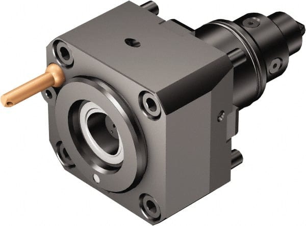 Sandvik Coromant - Neutral Cut, C5 Modular Connection, Adapter/Mount Lathe Modular Clamping Unit - 2.677" OAL, Through Coolant - Exact Tooling