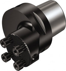 Sandvik Coromant - C6;40 System Size, Modular Tool Holding System Adapter - 45mm Projection, 40mm Body Diam, 82mm OAL, Through Coolant - Exact Tooling