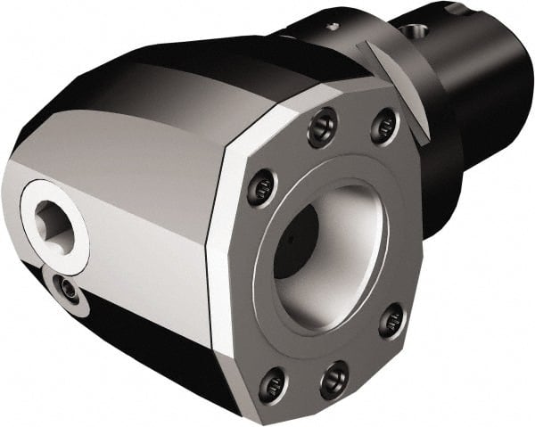 Sandvik Coromant - C5 Outside Modular Connection, C4 Inside Modular Connection, Capto to Capto Reducing Adapter - 68mm Projection, 98mm OAL, Through Coolant - Exact Tooling