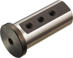 Sandvik Coromant - 16mm ID x 25mm OD, 1.2205" Head Diam, Slotted Hydraulic Chuck Sleeve - Steel, 2.2047" Length Under Head, Through Coolant - Exact Tooling