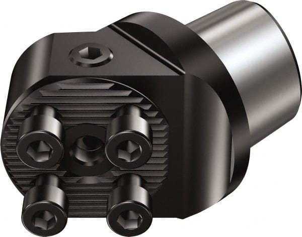 Sandvik Coromant - C4;32 System Size, Modular Tool Holding System Adapter - 33mm Projection, 56.8mm OAL, Through Coolant - Exact Tooling