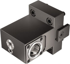 Sandvik Coromant - Right Hand Cut, C5 Modular Connection, Adapter/Mount Lathe Modular Clamping Unit - 50mm Square Shank Diam, 5.945" OAL, Through Coolant - Exact Tooling