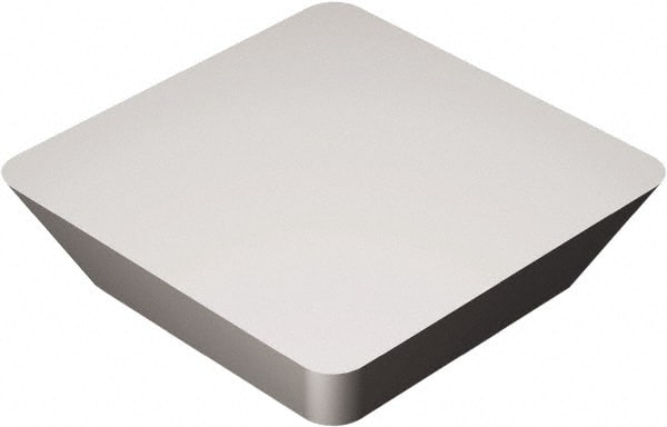 Sandvik Coromant - SEGN422 Grade H10 Carbide Turning Insert - Uncoated, 90° Square, 1/2" Inscr Circle, 1/8" Thick, 1/32" Corner Radius - Exact Tooling