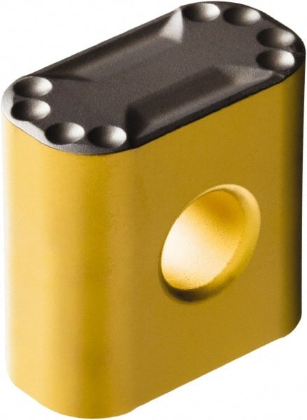 Sandvik Coromant - 175.32191940 Grade 4325 Carbide Turning Insert - TiCN/Al2O3/TiN Finish, 90° Rectangle, 3/4" Thick, 4mm Corner Radius - Exact Tooling