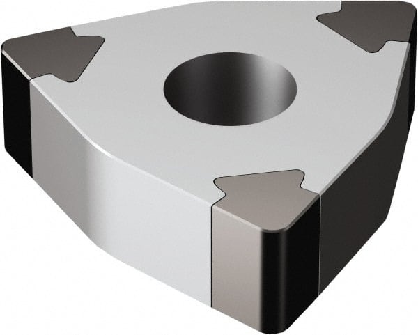 Sandvik Coromant - WNGA431 Grade 7025 CBN Turning Insert - 80° Trigon, 1/2" Inscr Circle, 3/16" Thick, 1/64" Corner Radius - Exact Tooling