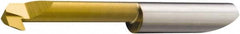 Sandvik Coromant - 3.45mm Groove Width, 7.2mm Min Hole Diam, 27.5mm Max Hole Depth, Back Boring Grooving Tool - 2.5mm Projection, 49.27mm OAL, 0.15mm Radius, Solid Carbide, TiAlN/TiN Finish - Exact Tooling