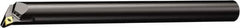 Sandvik Coromant - 32mm Min Bore Diam, 300mm OAL, 25mm Shank Diam, A..SDQCR/L..HP-R Indexable Boring Bar - DCMT 3(2.5)2, DCMT 11 T3 08 Insert, Screw or Clamp Holding Method - Exact Tooling