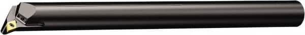 Sandvik Coromant - 32mm Min Bore Diam, 300mm OAL, 25mm Shank Diam, A..SDQCR/L..HP-R Indexable Boring Bar - DCMT 3(2.5)2, DCMT 11 T3 08 Insert, Screw or Clamp Holding Method - Exact Tooling
