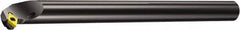 Sandvik Coromant - 16mm Min Bore Diam, 155.1mm OAL, 12mm Shank Diam, A..SDXCR/L-R Indexable Boring Bar - DCMT 2(1.5)1, DCMT 07 02 04 Insert, Screw or Clamp Holding Method - Exact Tooling