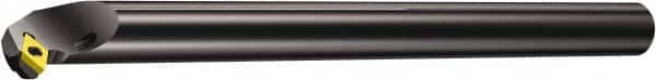 Sandvik Coromant - 20mm Min Bore Diam, 205.1mm OAL, 16mm Shank Diam, A..SDXCR/L-R Indexable Boring Bar - DCMT 2(1.5)1, DCMT 07 02 04 Insert, Screw or Clamp Holding Method - Exact Tooling