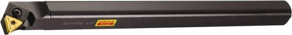 Sandvik Coromant - 40mm Min Bore Diam, 350mm OAL, 32mm Shank Diam, S..PTFNR/L-W Indexable Boring Bar - Wedge Holding Method - Exact Tooling