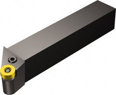 Sandvik Coromant - PRGN, Right Hand Cut, 25mm Shank Height x 25mm Shank Width, Negative Rake Indexable Turning Toolholder - 150mm OAL, RNMG 12 04 00 Insert Compatibility, Series T-Max P - Exact Tooling