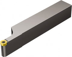 Sandvik Coromant - SRDC, Left Hand Cut, 32mm Shank Height x 25mm Shank Width, Neutral Rake Indexable Turning Toolholder - 170mm OAL, RCMT 08 03 M0 Insert Compatibility, Series CoroTurn 107 - Exact Tooling