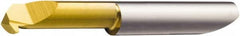 Sandvik Coromant - 1mm Cutting Depth, 6.2mm Diam, Internal Thread, Solid Carbide, Single Point Threading Bar - TiAlN/TiN Finish, 1.4803" OAL, 20mm Projection from Edge, 1.5mm Min Pitch, 30° Profile Angle - Exact Tooling
