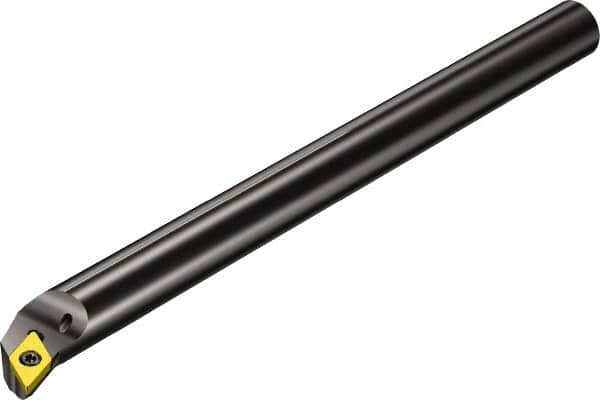 Sandvik Coromant - 25mm Min Bore Diam, 250mm OAL, 20mm Shank Diam, A..SDQCR/L -R Indexable Boring Bar - DCMT 3(2.5)2, DCMT 11 T3 08 Insert, Screw or Clamp Holding Method - Exact Tooling
