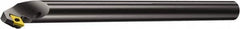 Sandvik Coromant - 21.6mm Min Bore Diam, 215.3mm OAL, 15.88mm Shank Diam, A..SDUPR/L..RX Indexable Boring Bar - DPMT 2(1.5)1, DPMT 07 02 04 Insert, Screw or Clamp Holding Method - Exact Tooling