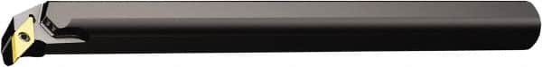 Sandvik Coromant - 33mm Min Bore Diam, 300mm OAL, 25mm Shank Diam, A..SVQBR/L..HP-D Indexable Boring Bar - Screw-On Holding Method - Exact Tooling