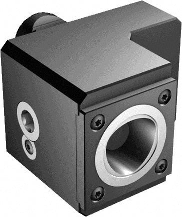 Sandvik Coromant - Left Hand Cut, C5 Modular Connection, Adapter/Mount Lathe Modular Clamping Unit - 5.827" OAL, Through Coolant - Exact Tooling