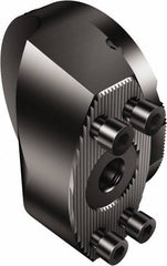 Sandvik Coromant - 80;70 System Size, Modular Tool Holding System Adapter - 48mm Projection, 80mm Body Diam, 48mm OAL, Through Coolant - Exact Tooling