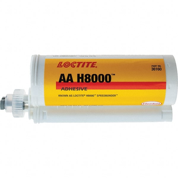Loctite - 490 mL Cartridge Two Part Methacrylate Adhesive - 30 min Working Time - Exact Tooling
