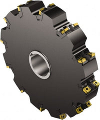 Sandvik Coromant - Arbor Connection, 1.0709" Cutting Width, 3.5236" Depth of Cut, 250mm Cutter Diam, 1.9685" Hole Diam, Indexable Slotting Cutter - 1.9685" Shank Diam, N331.1A-11 Insert, Neutral Cutting Direction - Exact Tooling