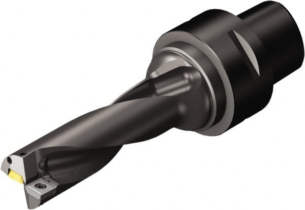 Sandvik Coromant - 42mm Max Drill Depth, 3xD, 14mm Diam, Indexable Insert Drill - C6 Coromant Shank - Exact Tooling