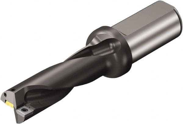 Sandvik Coromant - 180mm Max Drill Depth, 3xD, 60mm Diam, Indexable Insert Drill - 40mm Shank Diam, 40 Cylindrical Shank - Exact Tooling