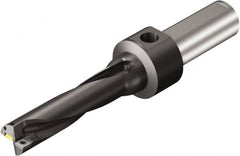 Sandvik Coromant - 158.7mm Max Drill Depth, 4xD, 39.67mm Diam, Indexable Insert Drill - 38.1mm Shank Diam, 1.5 Cylindrical Shank - Exact Tooling