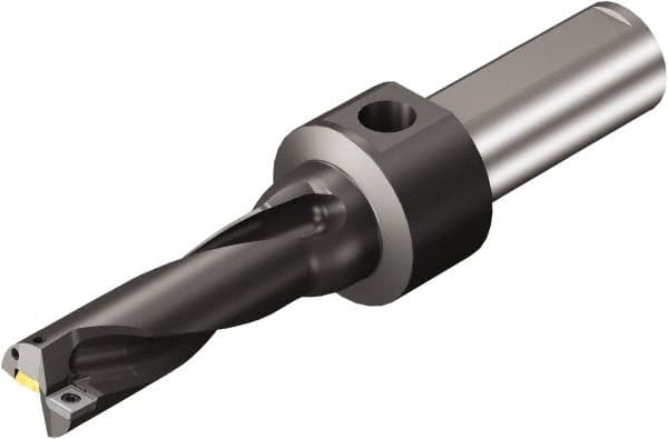 Sandvik Coromant - 119.02mm Max Drill Depth, 3xD, 39.67mm Diam, Indexable Insert Drill - 38.1mm Shank Diam, 1.5 Cylindrical Shank - Exact Tooling