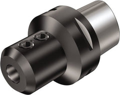 Sandvik Coromant - 40;C10 System Size, Modular Tool Holding System Adapter - 115mm Projection, 74mm Body Diam, 6.8898" OAL - Exact Tooling