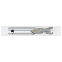 3/4 Dia. x 4 Overall Length 2-Flute .030 C/R Solid Carbide SE End Mill-Round Shank-Center Cutting-Uncoated - Exact Tooling