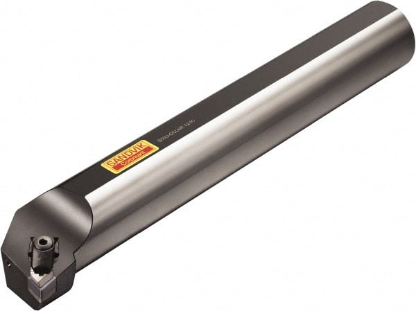 Sandvik Coromant - 70mm Min Bore Diam, 350mm OAL, 50mm Shank Diam, S..CCLNR/L Indexable Boring Bar - CNG 452, CNGN 12 07 08 Insert - Exact Tooling