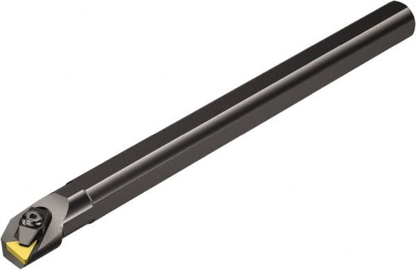 Sandvik Coromant - 12mm Min Bore Diam, 125mm OAL, 10mm Shank Diam, R/L136.9 Indexable Boring Bar - TCGR 1.2(1)0, TCGR 06 01 02 Insert, Clamp Holding Method - Exact Tooling