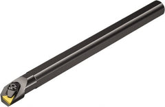 Sandvik Coromant - 12mm Min Bore Diam, 125mm OAL, 10mm Shank Diam, R/L136.9 Indexable Boring Bar - TCGR 1.2(1)0, TCGR 06 01 02 Insert, Clamp Holding Method - Exact Tooling