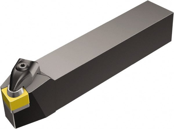 Sandvik Coromant - CSBNR/L-4, Left Hand Cut, 15° Lead Angle, 25mm Shank Height x 25mm Shank Width, Negative Rake Indexable Turning Toolholder - 150mm OAL, SNGN 12 07 08, SNG 452 Insert Compatibility, Series T-Max - Exact Tooling