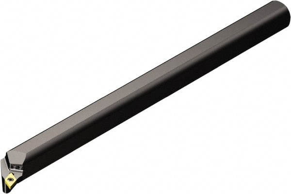Sandvik Coromant - 32mm Min Bore Diam, 300mm OAL, 25mm Shank Diam, A..SDQCR/L..HP Indexable Boring Bar - DCMT 3(2.5)2, DCMT 11 T3 08 Insert, Screw or Clamp Holding Method - Exact Tooling