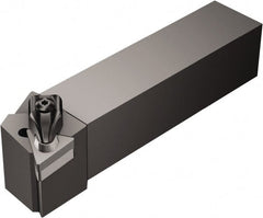 Sandvik Coromant - CTGNR/L, Right Hand Cut, -1° Lead Angle, 25mm Shank Height x 25mm Shank Width, Negative Rake Indexable Turning Toolholder - 150mm OAL, TNGN 16 07 08, TNG 352 Insert Compatibility, Series T-Max - Exact Tooling